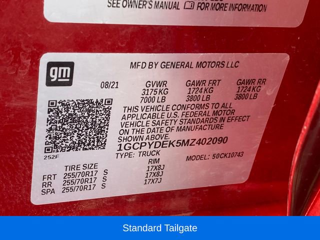 Certified 2021 Chevrolet Silverado 1500 LT AWD/4WD image 25