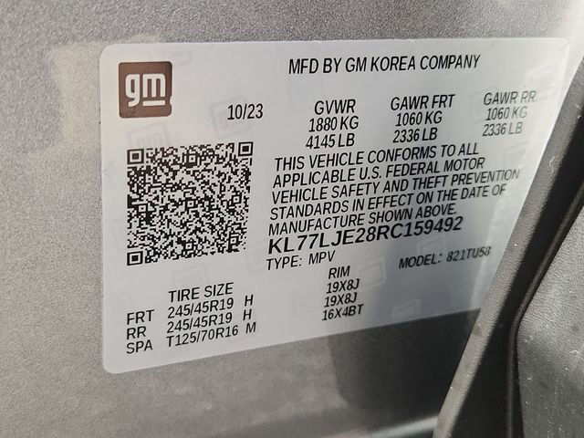 Used 2024 Chevrolet Trax RS w/ Sunroof Package image 32