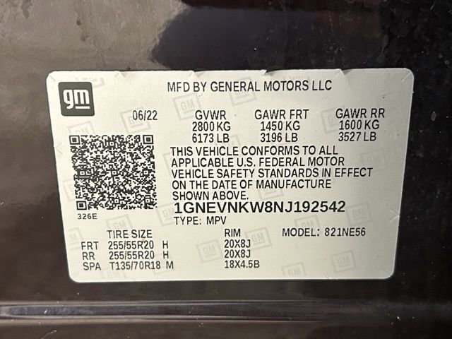 Used 2022 Chevrolet Traverse High Country w/ LPO, Floor Liner Package image 31