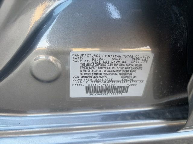 Certified 2025 Nissan Versa SV w/ Trunk Package image 23