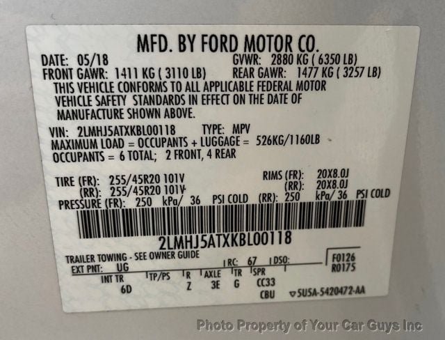 Used 2019 Lincoln MKT AWD image 37