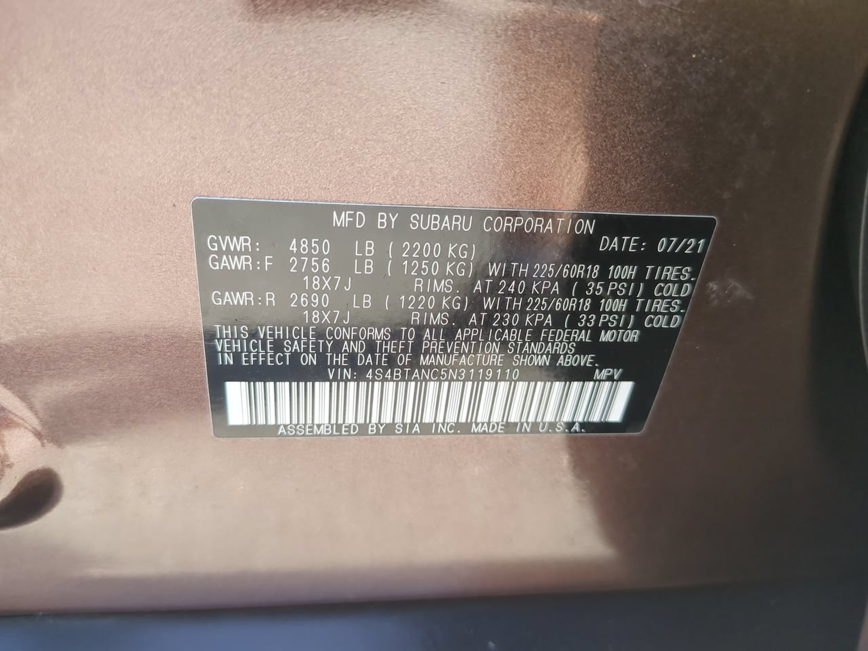 Used 2022 Subaru Outback Limited AWD/4WD image 22