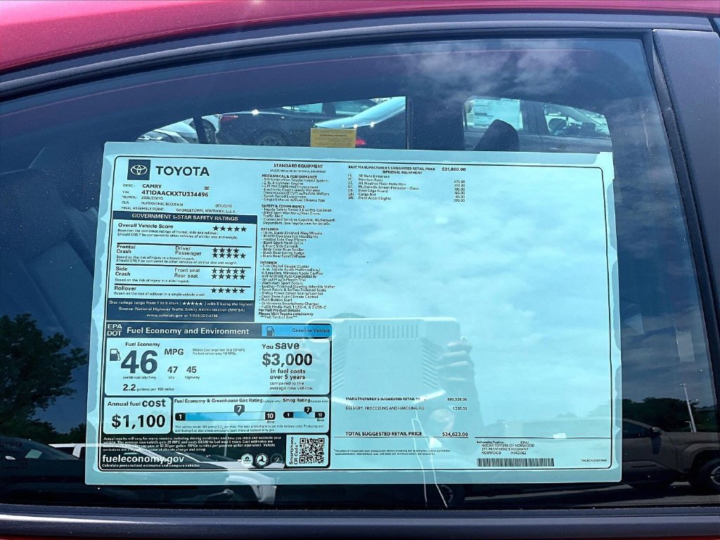 New 2026 Toyota Camry Hybrid FWD image 16