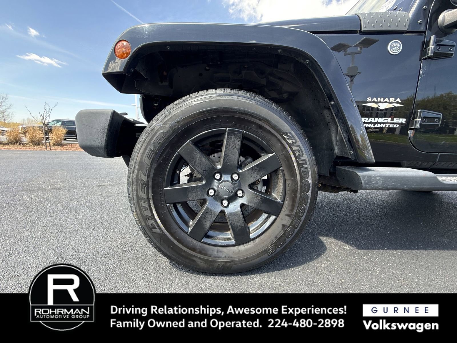 Used 2011 Jeep Wrangler Unlimited Sahara w/ Dual Top Group AWD/4WD image 11