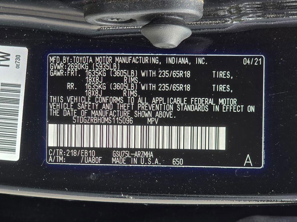 Used 2021 Toyota Highlander XLE image 53