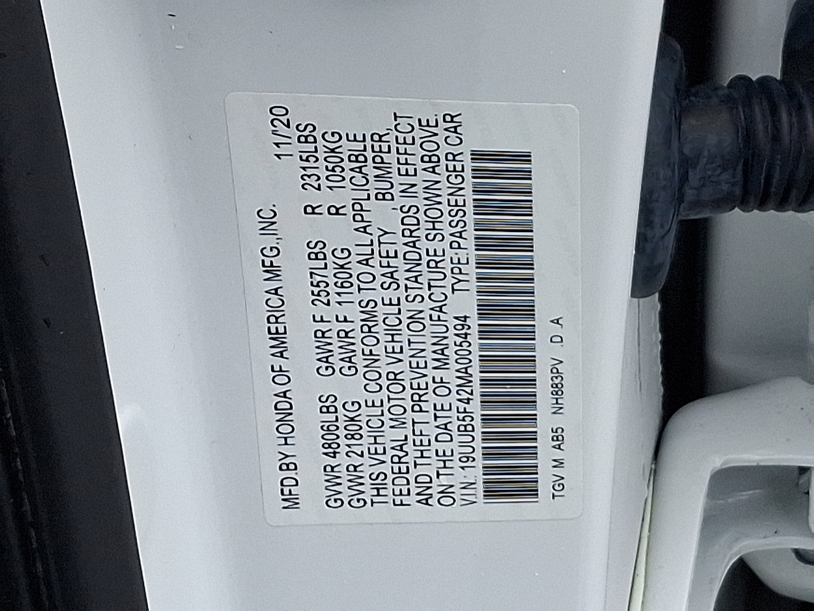 Certified 2021 Acura TLX w/ Technology Package image 28