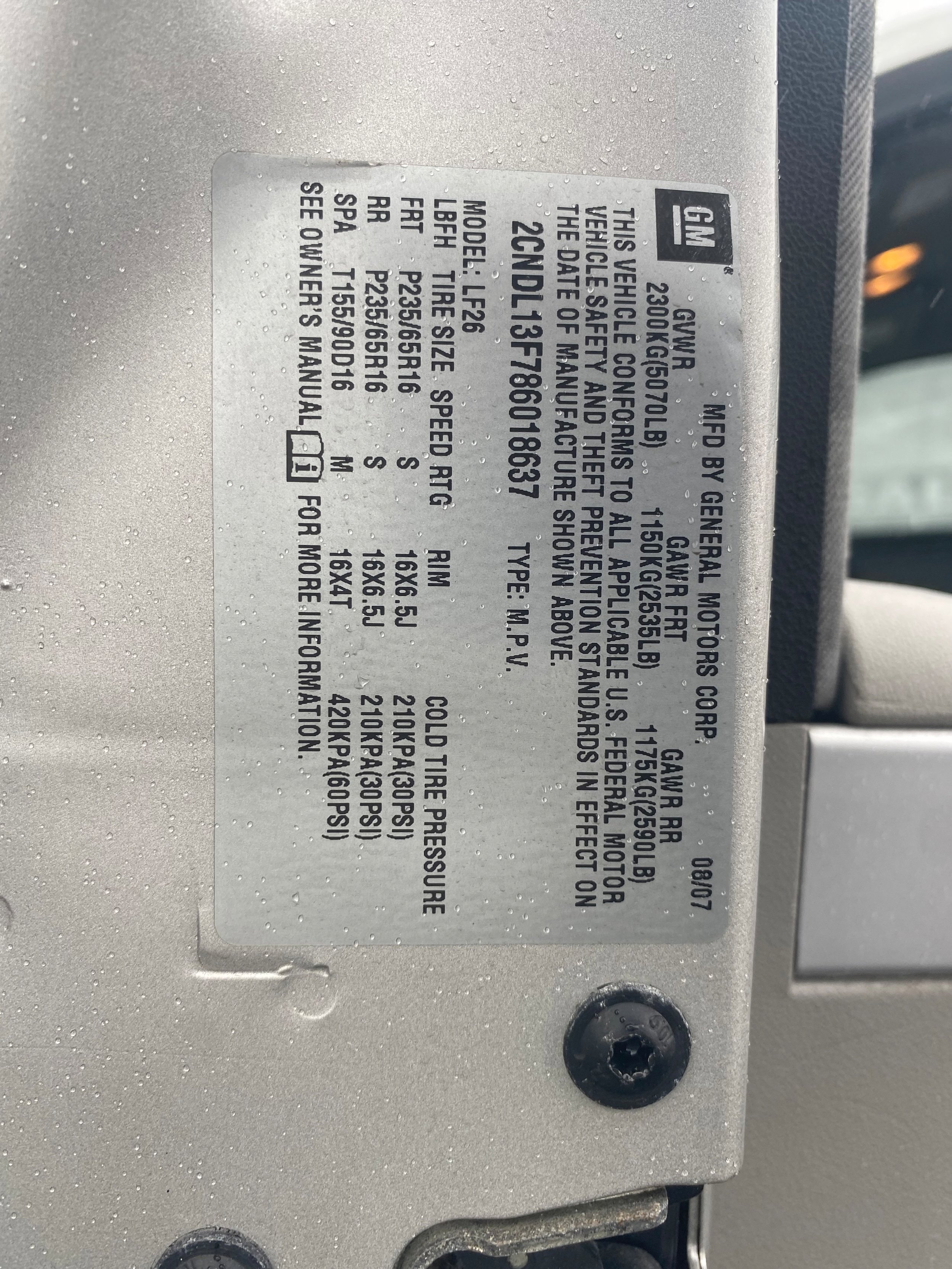 Used 2008 Chevrolet Equinox LS FWD image 20