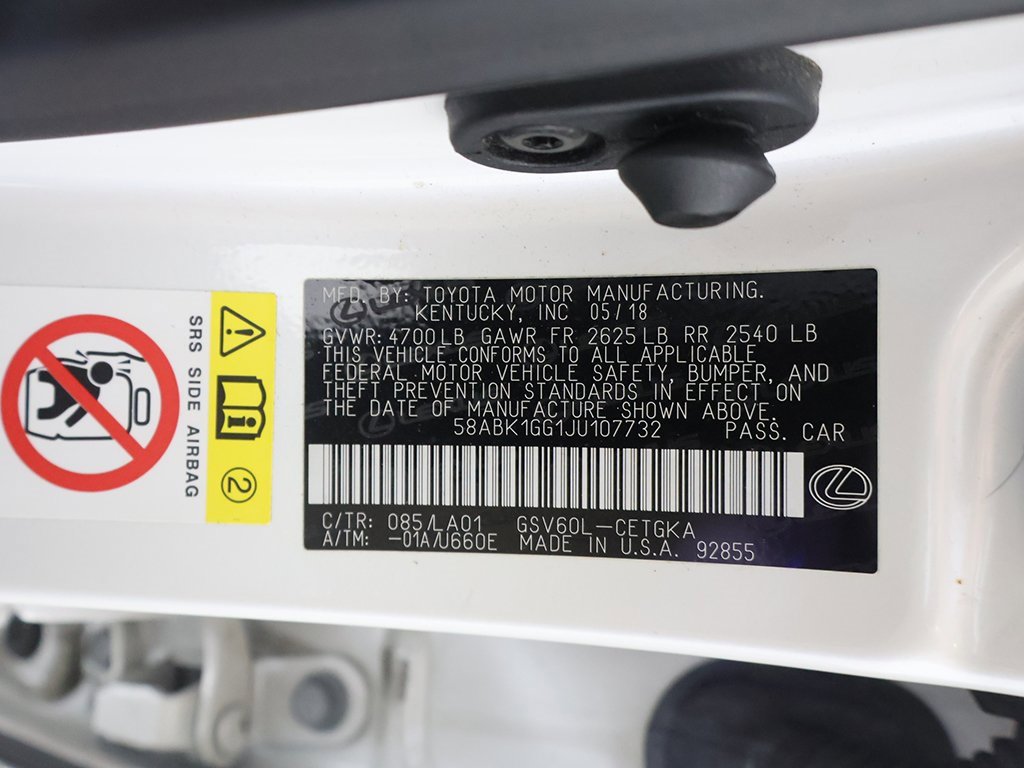 Used 2018 Lexus ES 350 w/ Ultra Luxury Package image 56