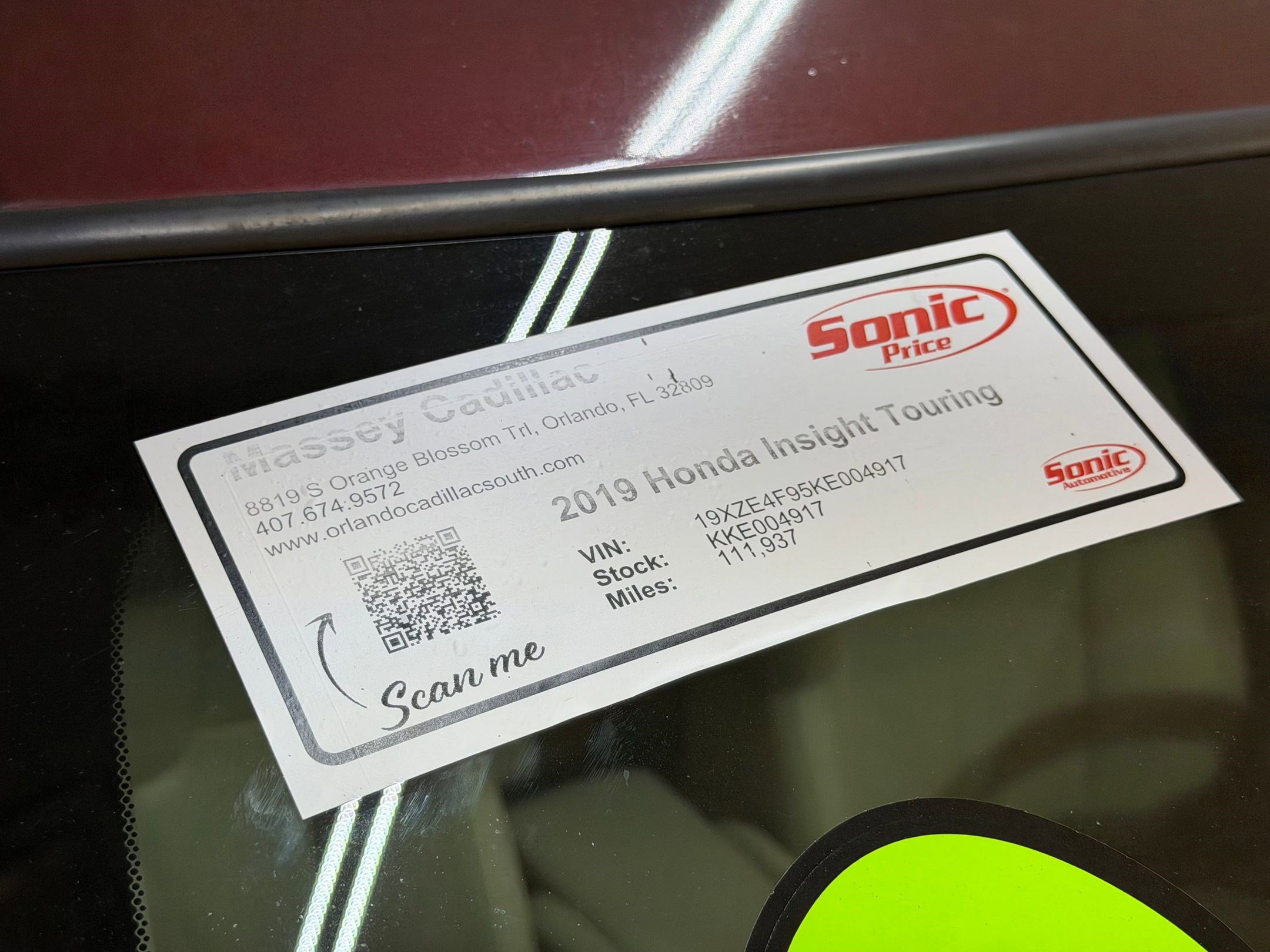 Used 2019 Honda Insight Touring image 19