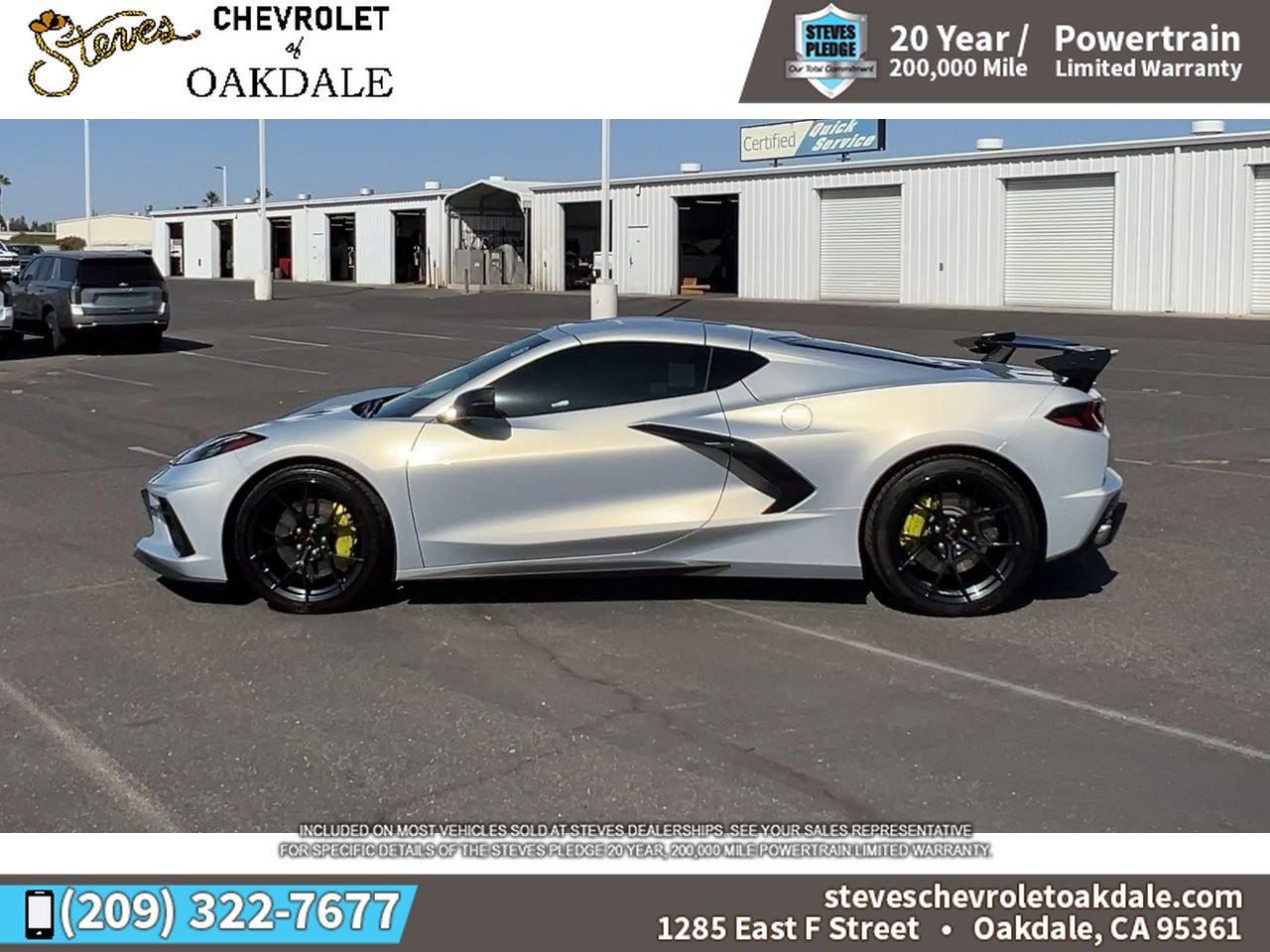 Certified 2022 Chevrolet Corvette Stingray Premium Cpe w/ Z51 Performance Package RWD image 7