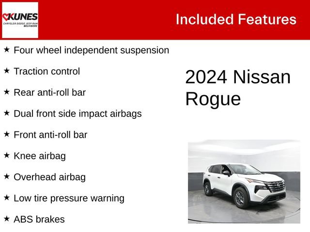 Used 2024 Nissan Rogue S AWD/4WD image 4