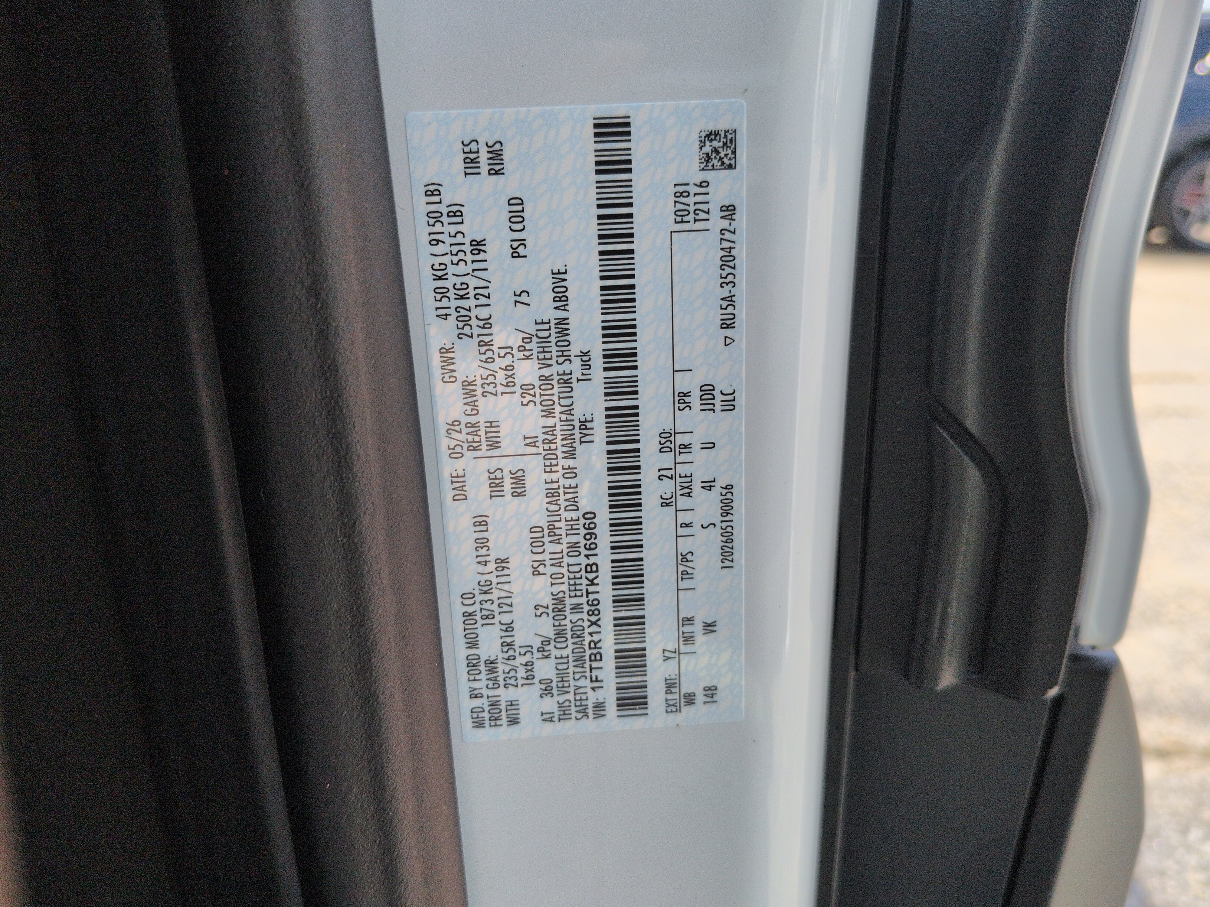 New 2026 Ford Transit 250 148 High Roof RWD image 26