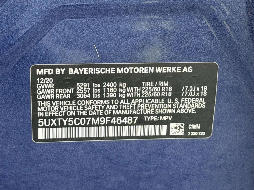 Used 2021 BMW X3 xDrive30i w/ Convenience Package image 27