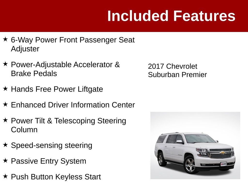 Used 2017 Chevrolet Suburban Premier AWD/4WD image 4