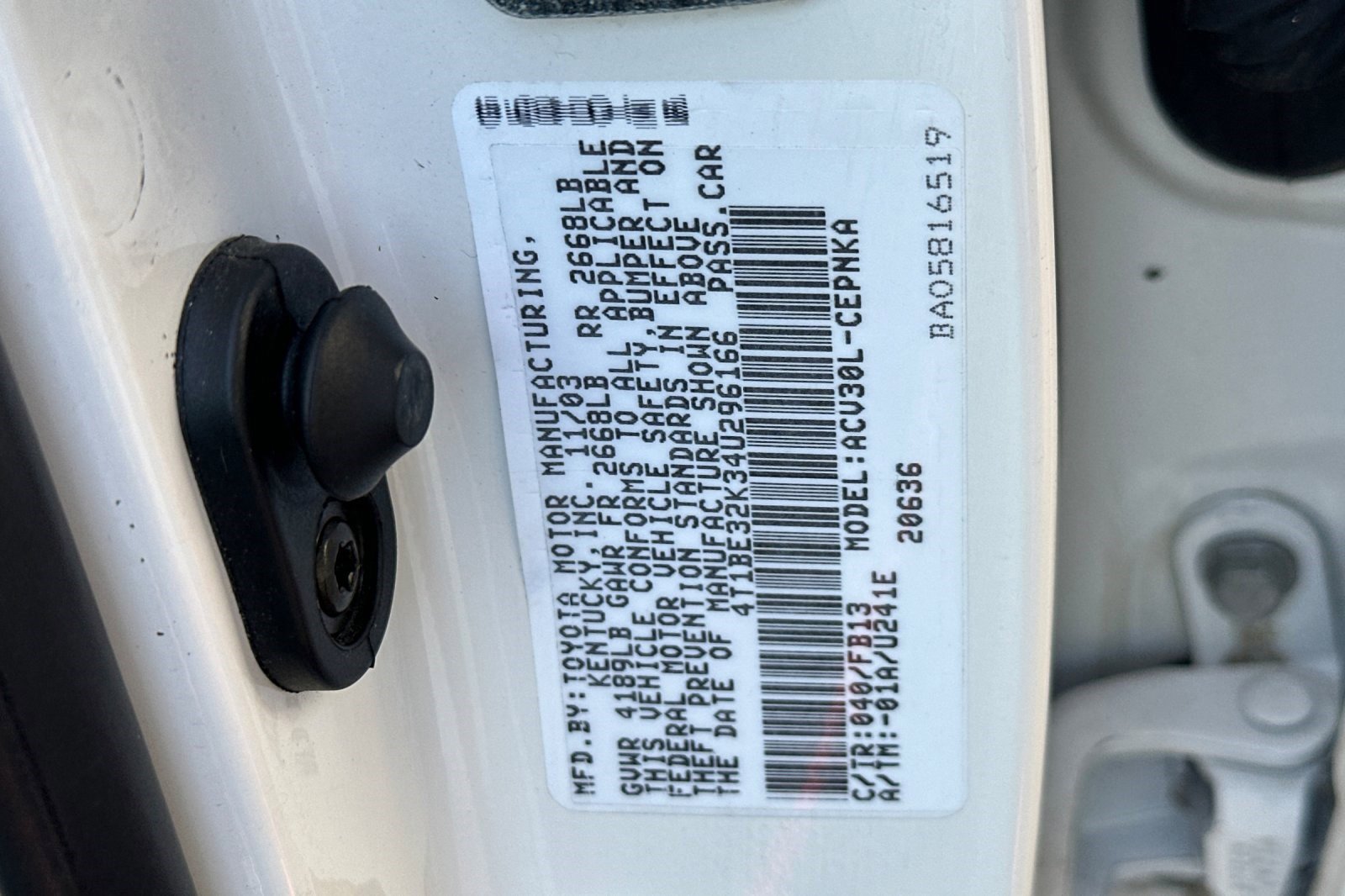 Used 2004 Toyota Camry LE image 39