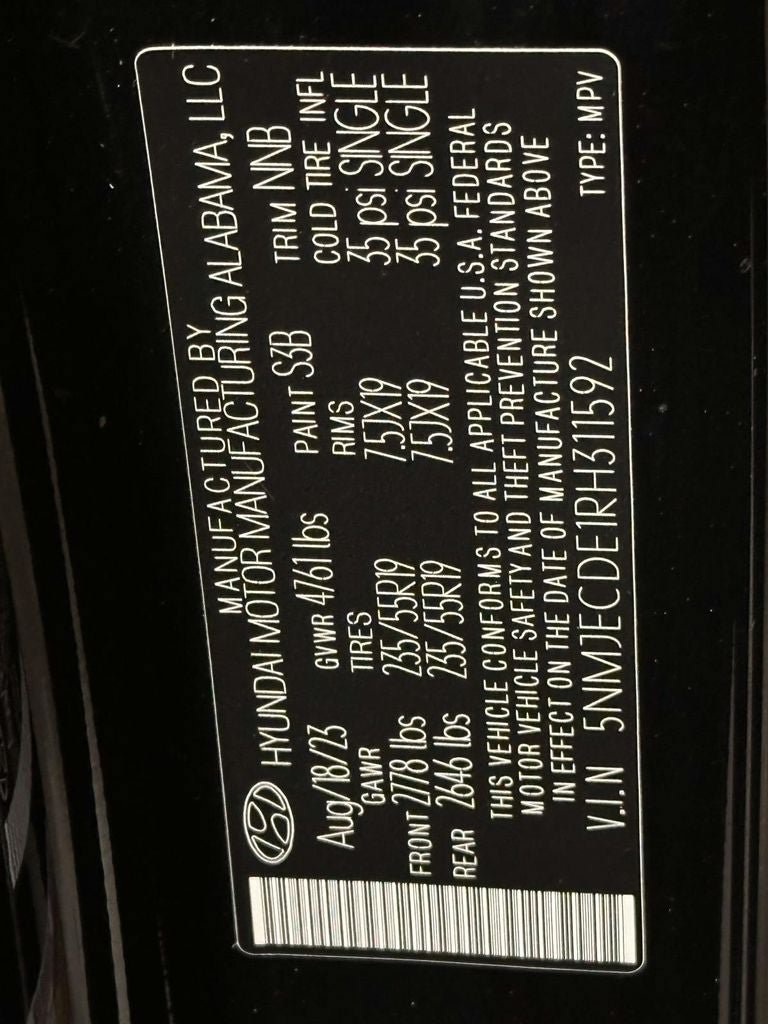Used 2024 Hyundai Tucson Limited AWD/4WD image 38
