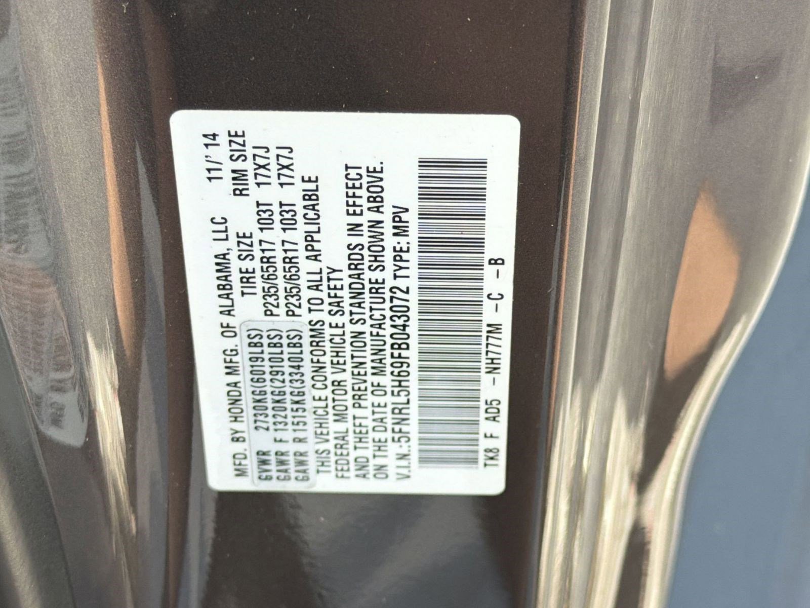 Used 2015 Honda Odyssey EX-L image 22