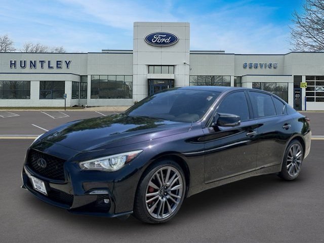 Used 2023 INFINITI Q50 Red Sport 400 AWD/4WD video 1