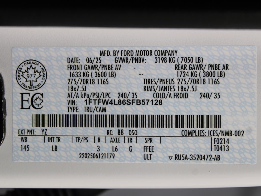 Used 2025 Ford F150 Tremor w/ Bed Utility Package AWD/4WD image 81