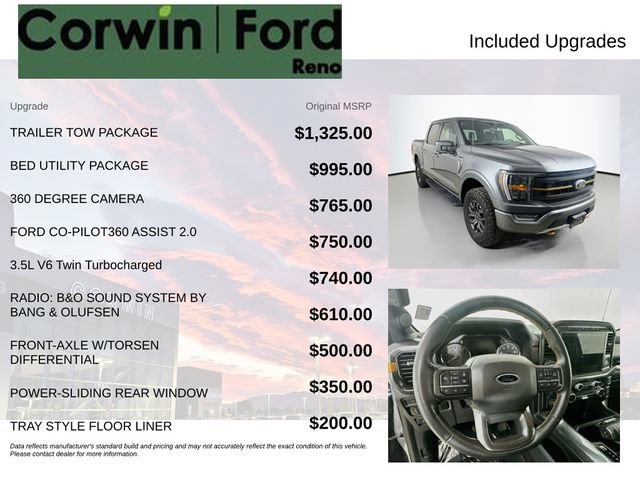 Certified 2023 Ford F150 Tremor w/ Trailer Tow Package AWD/4WD image 3