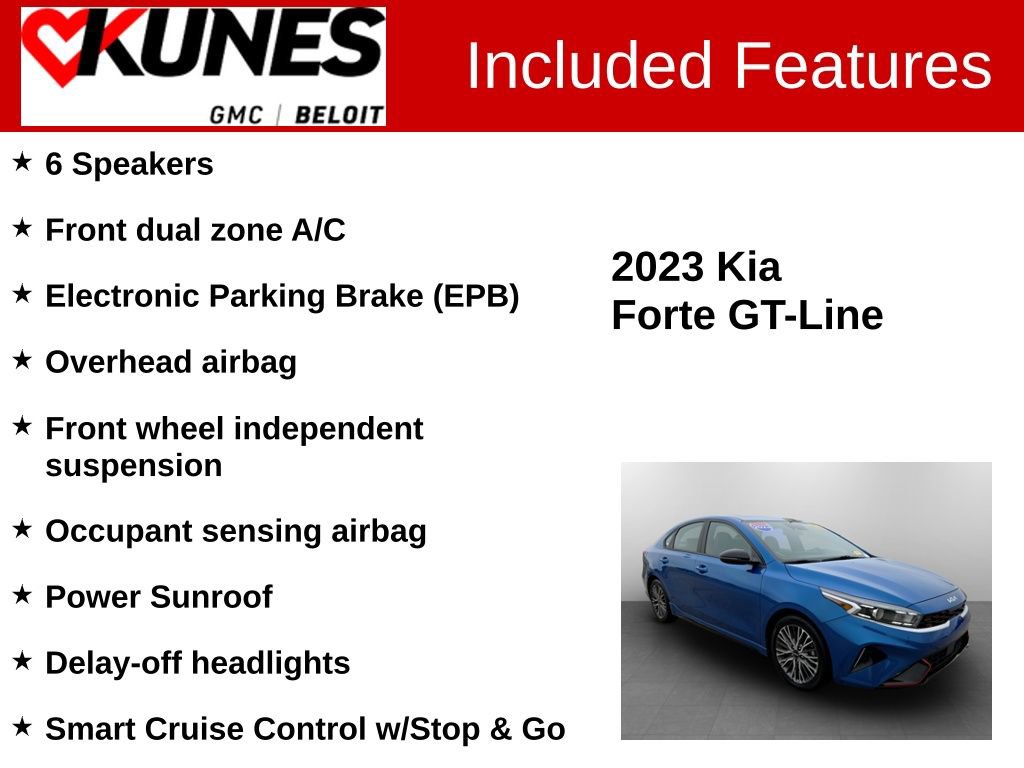 Used 2023 Kia Forte GT-Line w/ GT-Line Premium Package image 3
