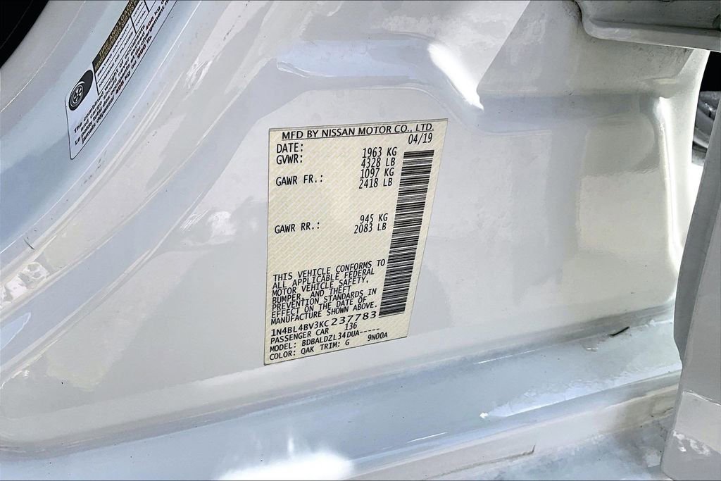 Used 2019 Nissan Altima 2.5 S FWD image 16