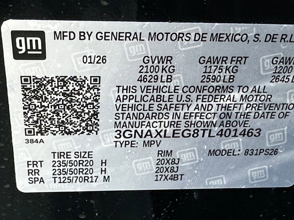 New 2026 Chevrolet Equinox RS w/ Convenience Package III image 26