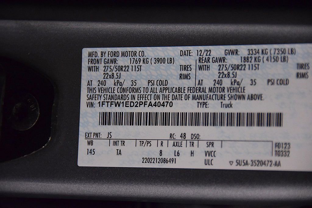 Used 2023 Ford F150 Limited image 17