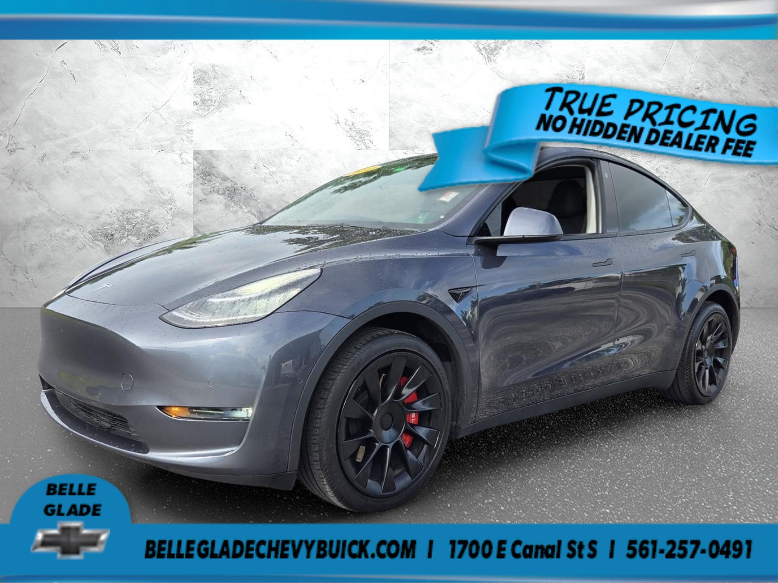 Used 2022 Tesla Model Y Long Range AWD/4WD image 1