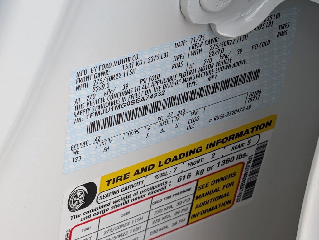 New 2025 Ford Expedition Platinum w/ Stealth Performance Package image 54