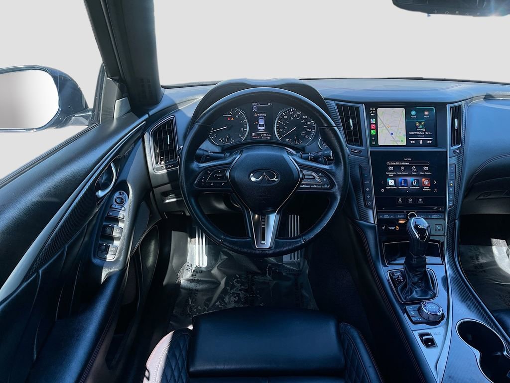 Used 2022 INFINITI Q50 Red Sport 400 w/ Carbon Fiber Package RWD image 26