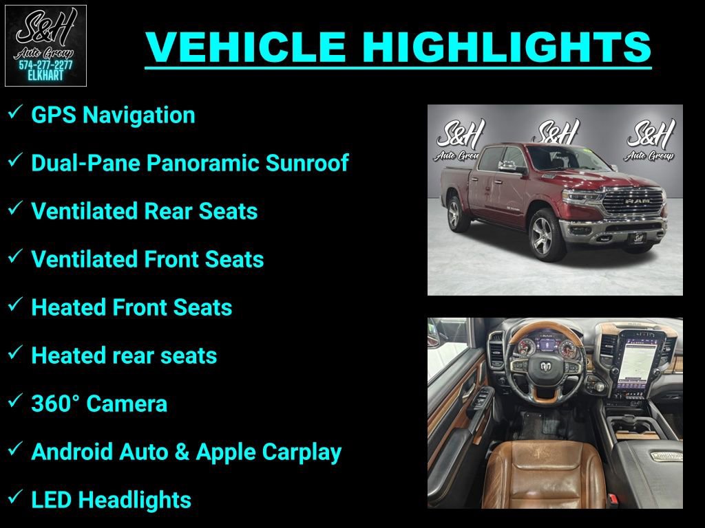 Used 2019 RAM 1500 Laramie Longhorn image 3