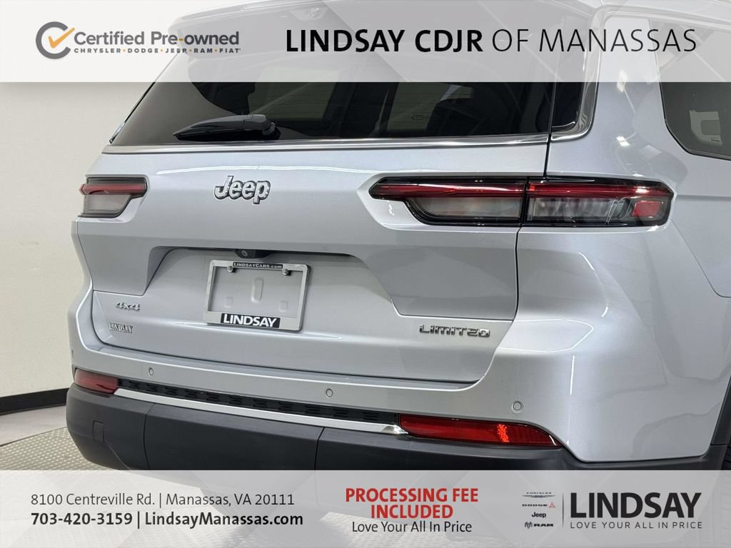 Certified 2023 Jeep Grand Cherokee L Limited w/ Luxury Tech Group II AWD/4WD image 9