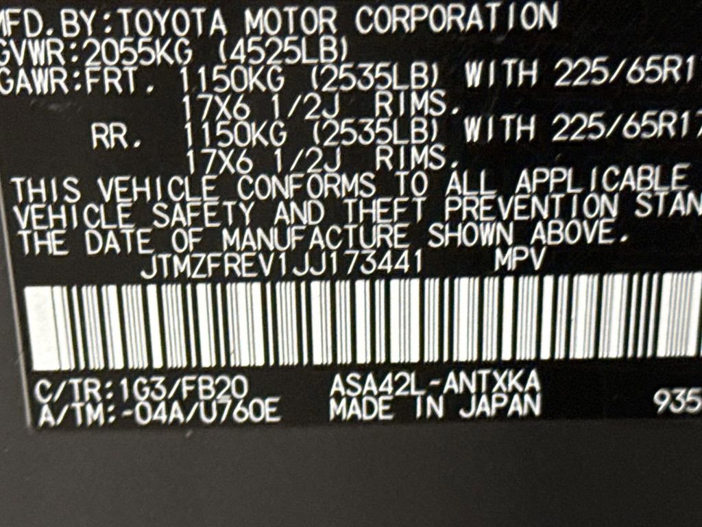 Used 2018 Toyota RAV4 LE w/ All Weather Liner Package FWD image 27