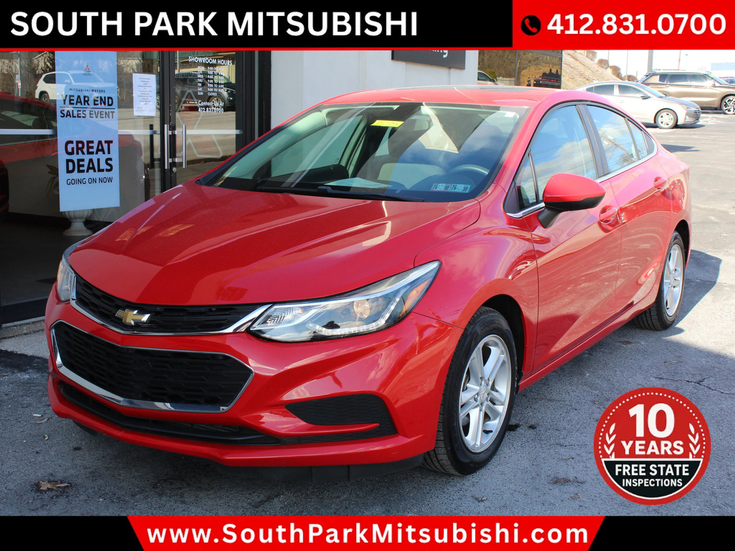Used 2016 Chevrolet Cruze LT w/ Sun And Sound Package image 3