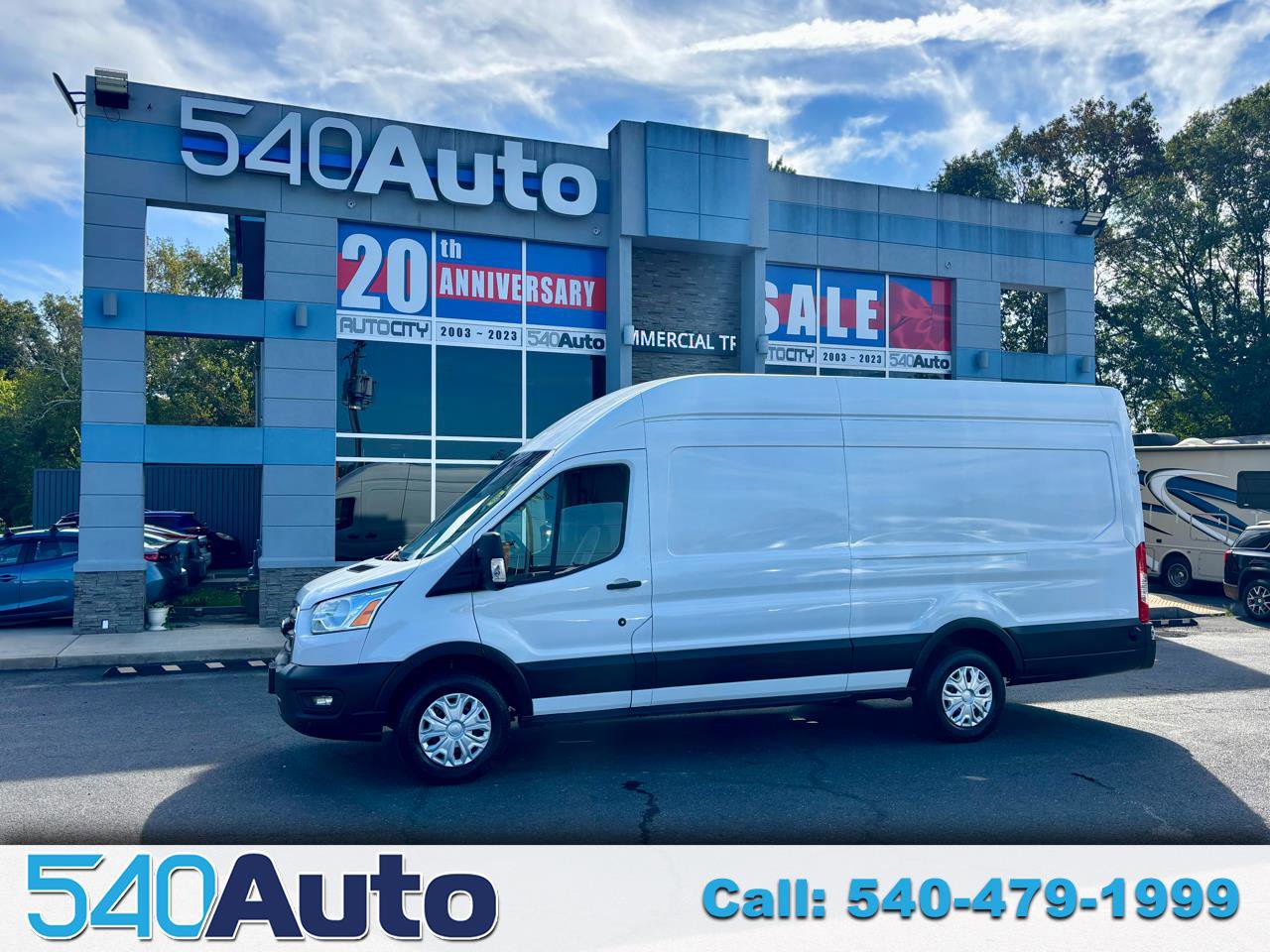 Used 2020 Ford Transit 250 148 High Roof Extended w/ Load Area Protection Package image 1