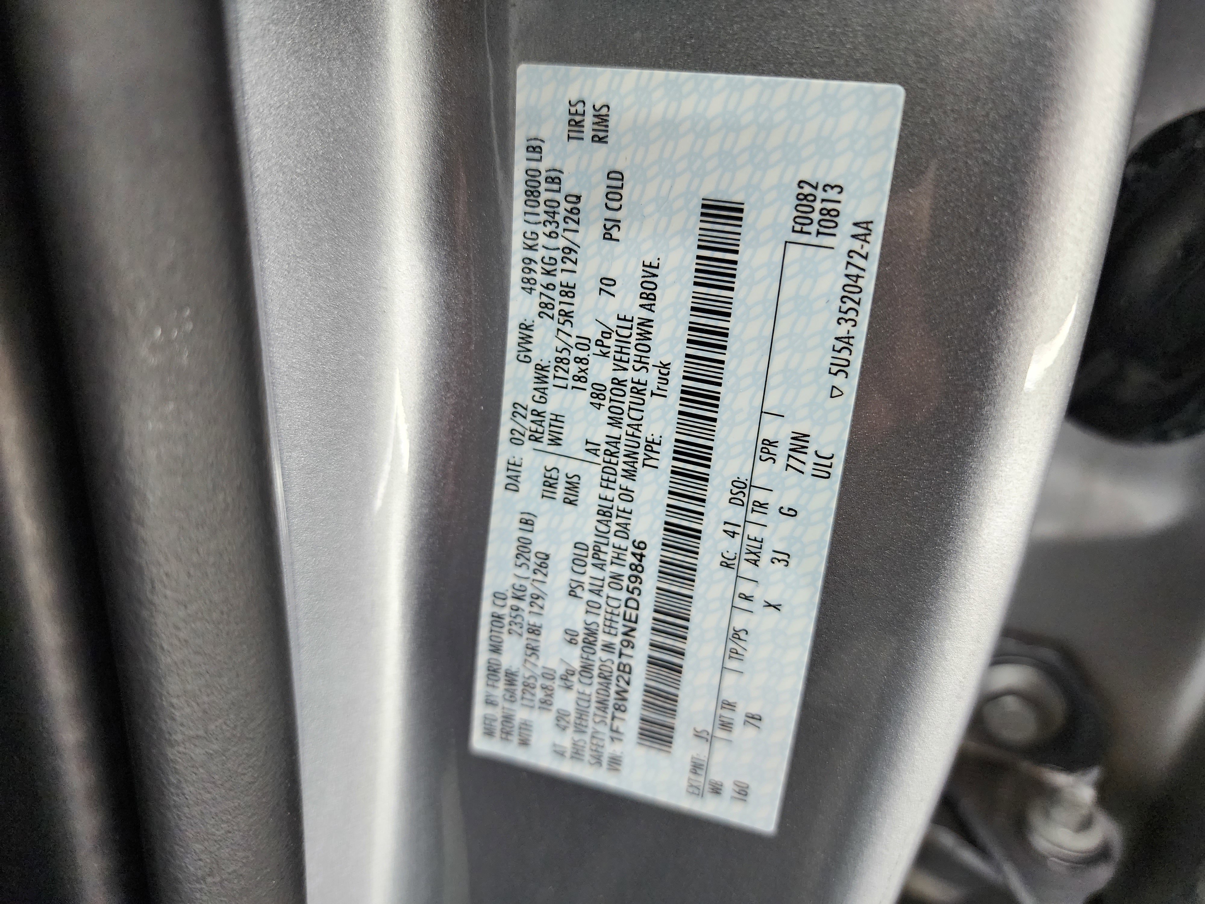 Used 2022 Ford F250 Platinum w/ Tremor Off-Road Package image 64