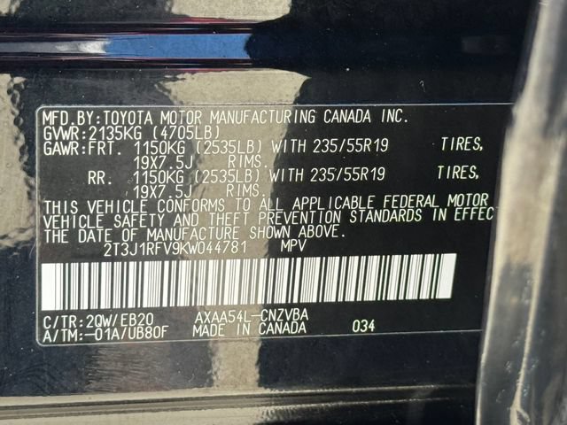 Used 2019 Toyota RAV4 Adventure w/ All Weather Liner Package AWD/4WD image 31