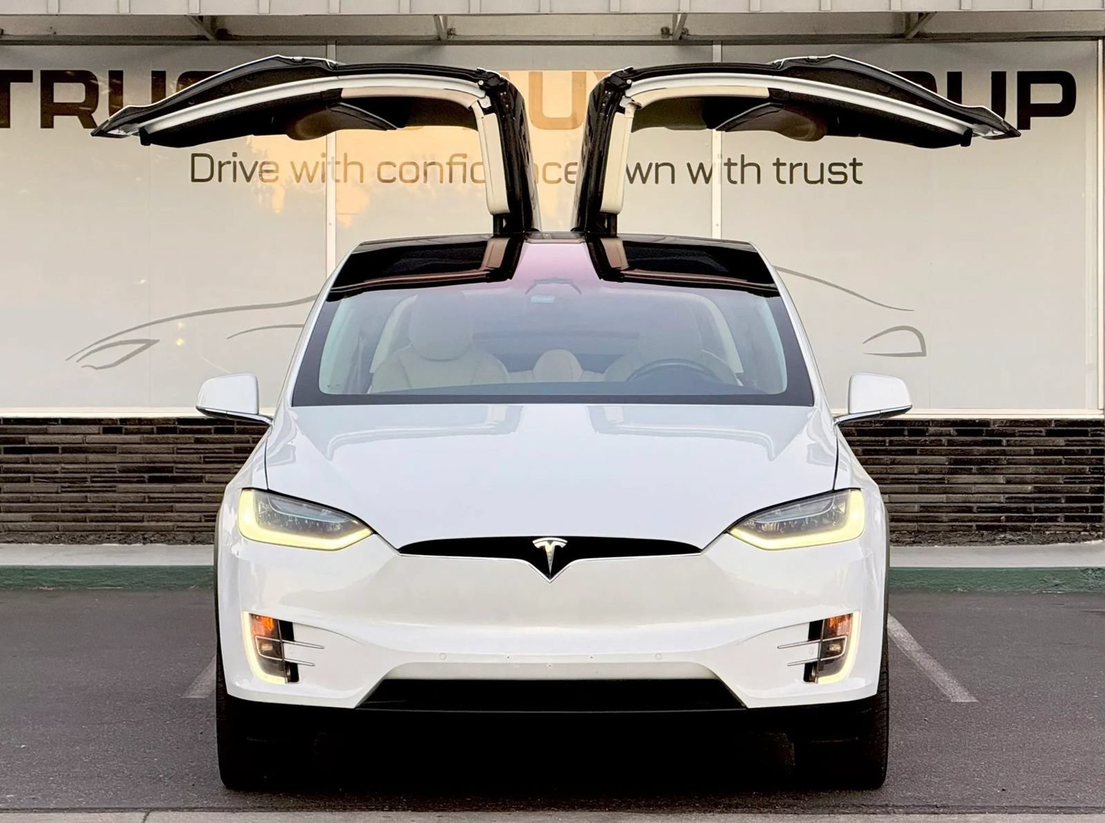 Used 2017 Tesla Model X 100D AWD/4WD image 2