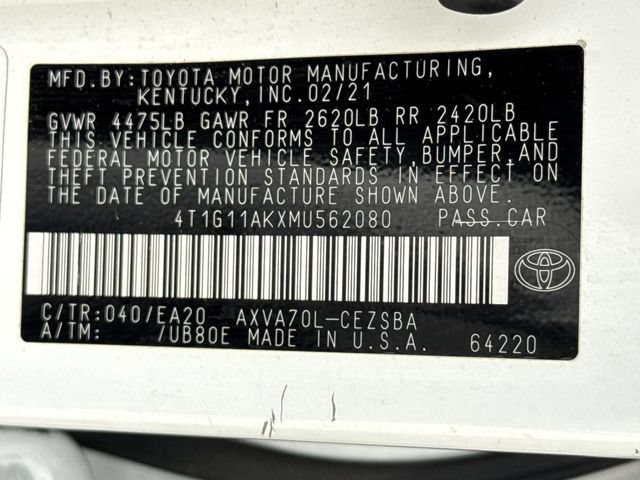 Used 2021 Toyota Camry SE FWD image 17