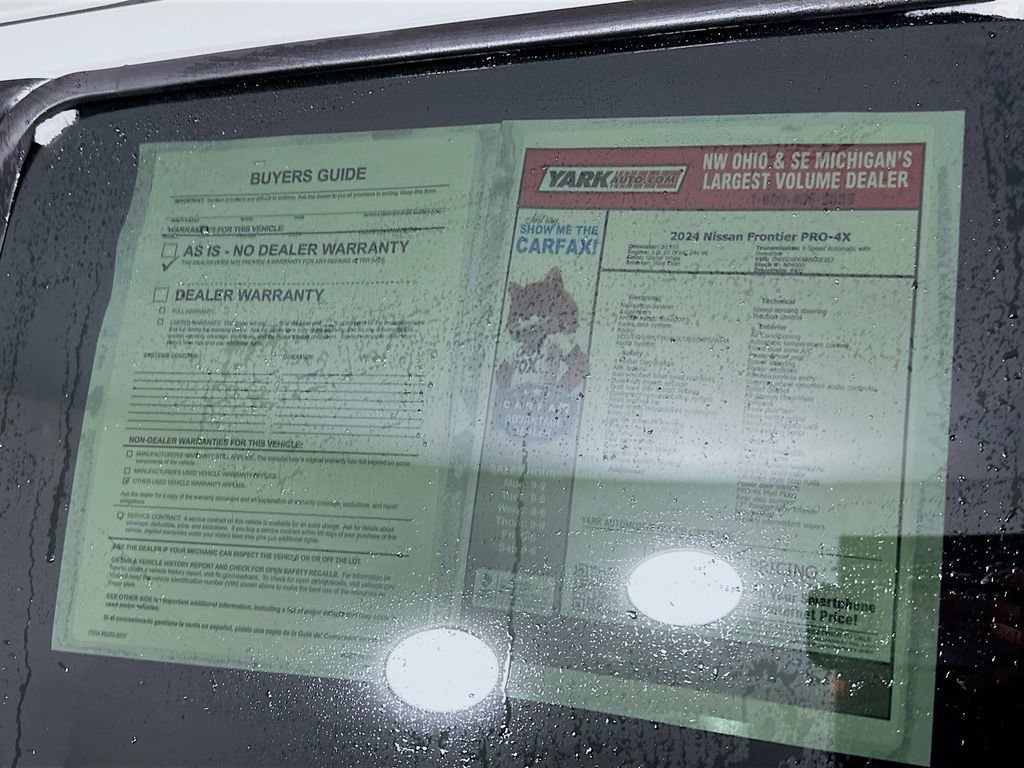 Certified 2024 Nissan Frontier PRO-4X w/ Off-Road Protection Package image 13