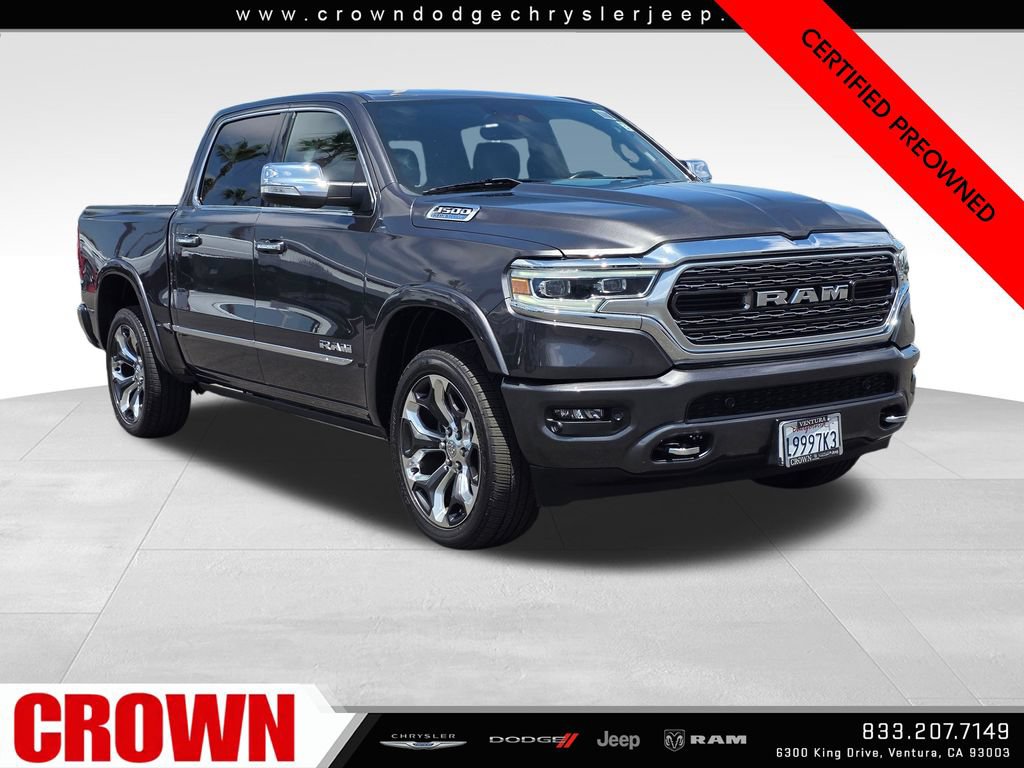 Used 2022 RAM 1500 Limited w/ Body Color Bumper Group AWD/4WD image 1