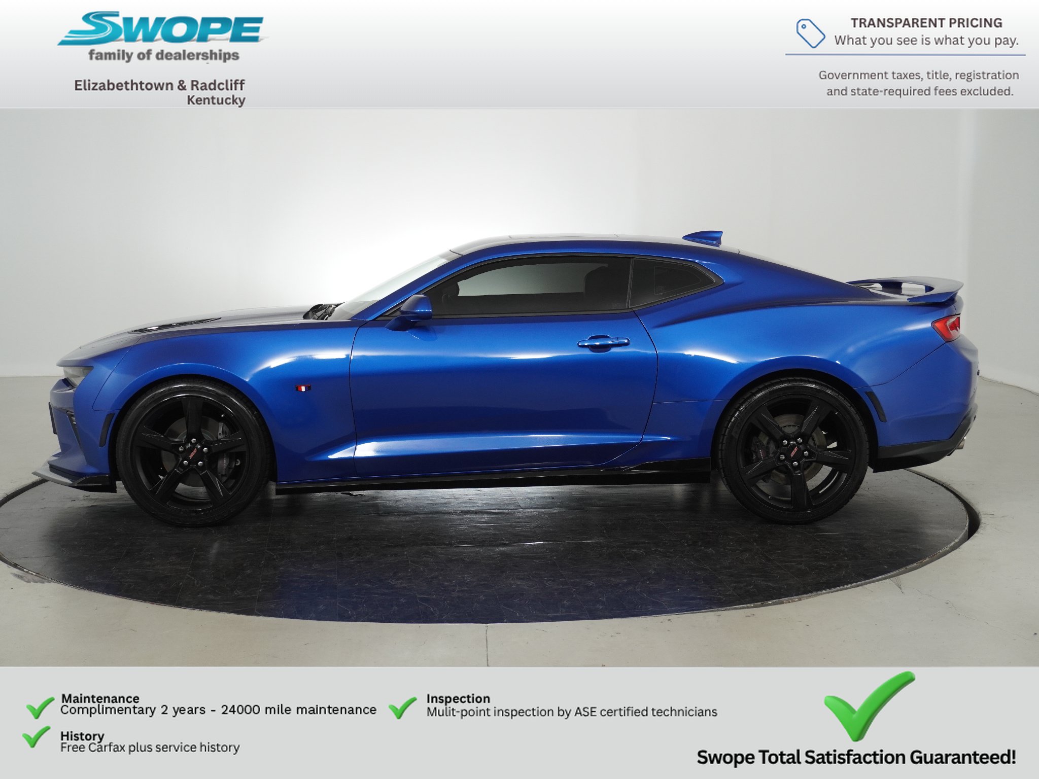 Used 2016 Chevrolet Camaro SS RWD image 6