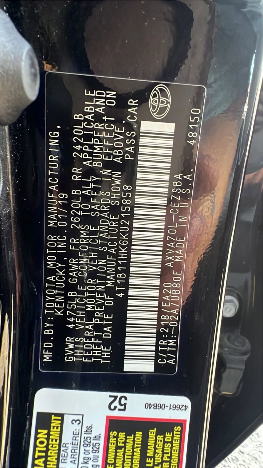 Used 2019 Toyota Camry SE image 31