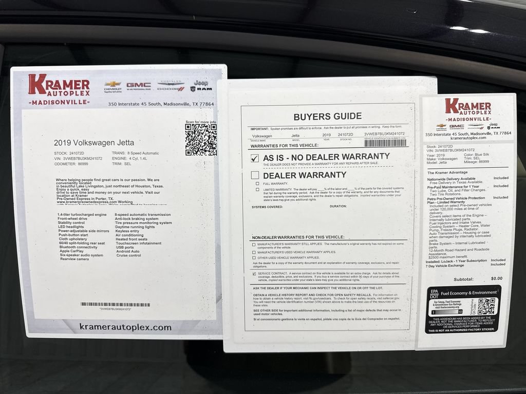 Used 2019 Volkswagen Jetta SEL FWD image 35