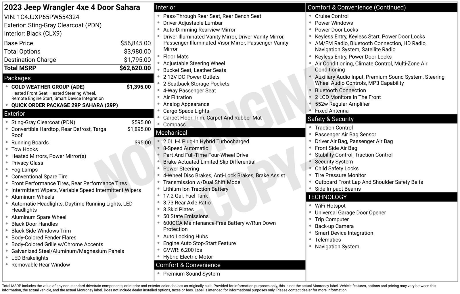 Used 2023 Jeep Wrangler Unlimited Sahara w/ Cold Weather Group image 6