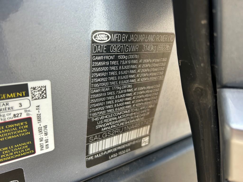 Used 2022 Land Rover Range Rover Westminster Edition AWD/4WD image 10