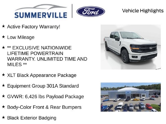 Used 2024 Ford F150 XLT w/ XLT Black Appearance Package RWD image 2