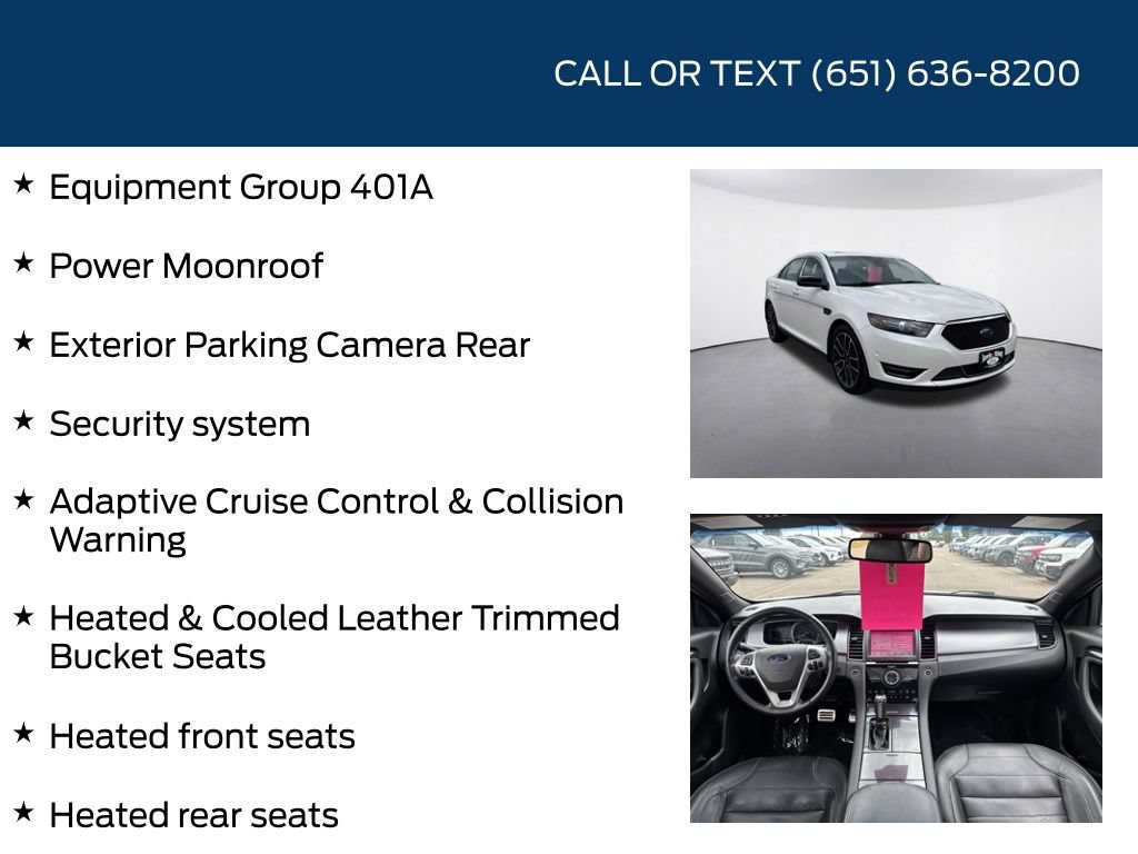 Used 2017 Ford Taurus SHO w/ Driver Assist Package AWD/4WD image 10