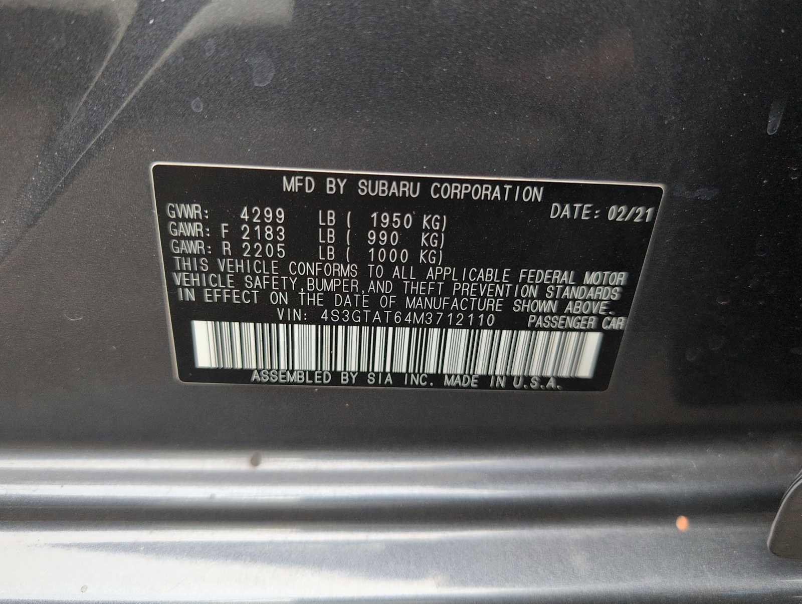 Used 2021 Subaru Impreza 2.0i Limited w/ Popular Package #2 image 35